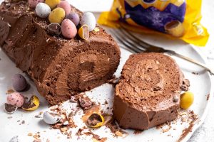 Gluten-free Mini Egg Swiss Roll Recipe – Easter baking!
