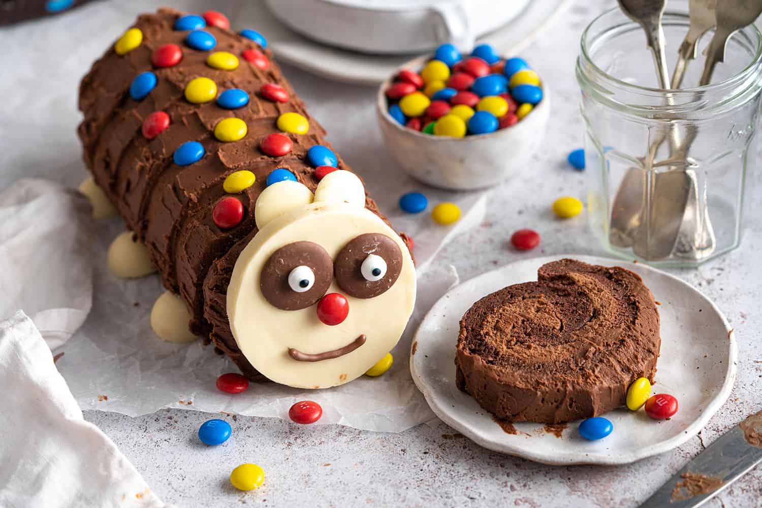 Make Your Own Colin the Caterpillar Cake Recipe - Katie Pix