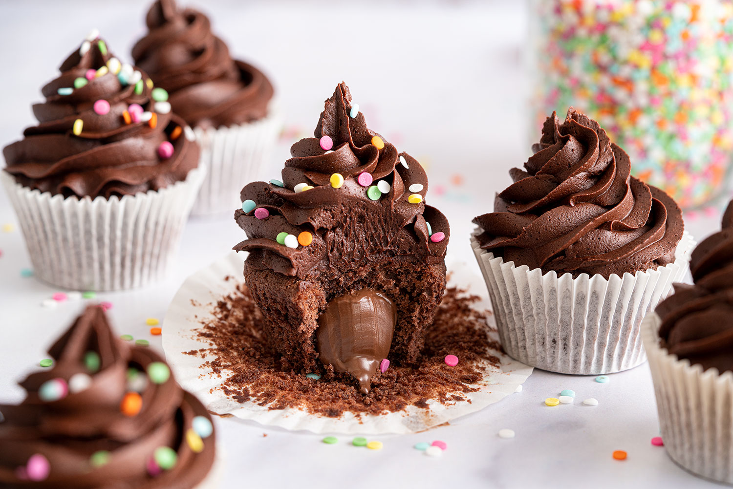 12 Chocolate Cupcakes | Created by Diane