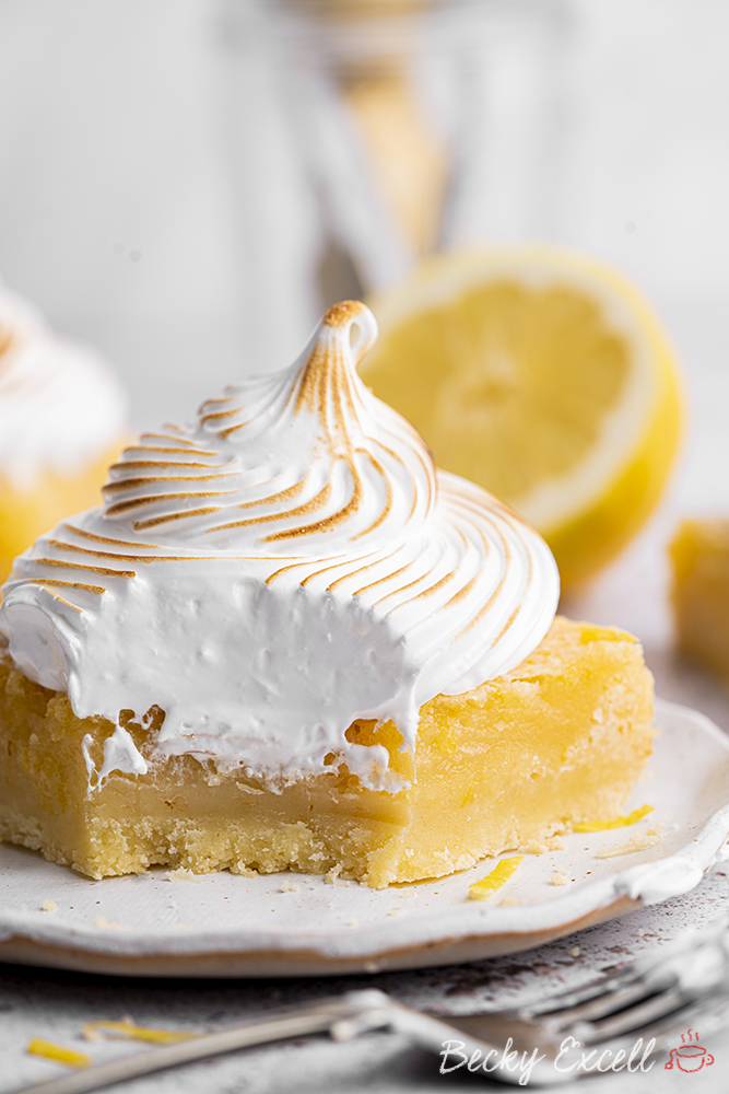 Best Lemon Meringue Pie Bars - Baker by Nature