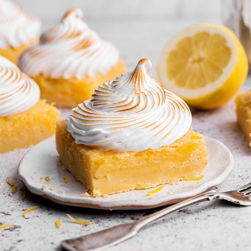 Gluten-free Lemon Meringue Bars Recipe (dairy-free option)