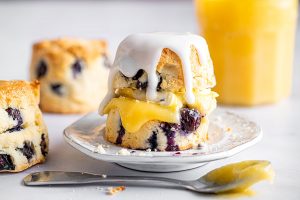 Gluten-free Lemon and Blueberry Scones Recipe (dairy-free/vegan option)