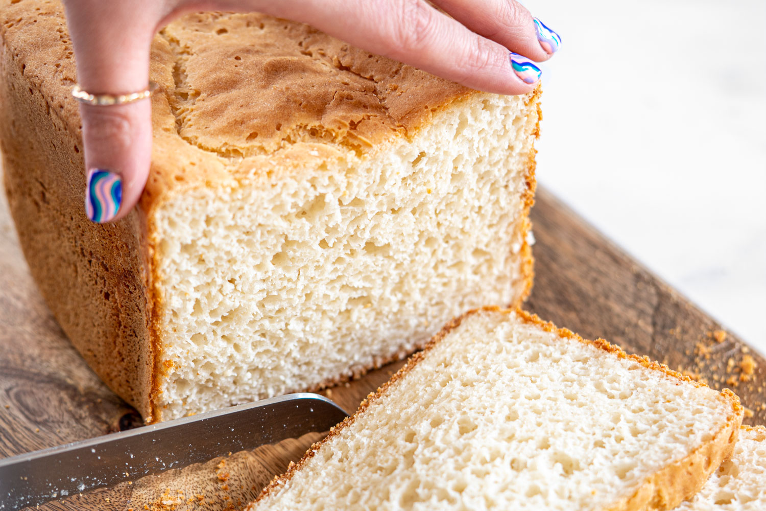 Gluten-free White Breadmaker Loaf Recipe (dairy-free option)