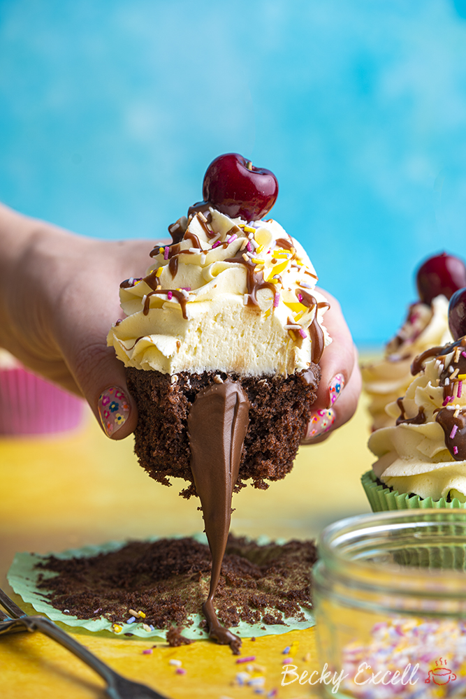 Ice Cream Sundae Cupcakes Recipe (gluten-free, dairy-free + low FODMAP option)