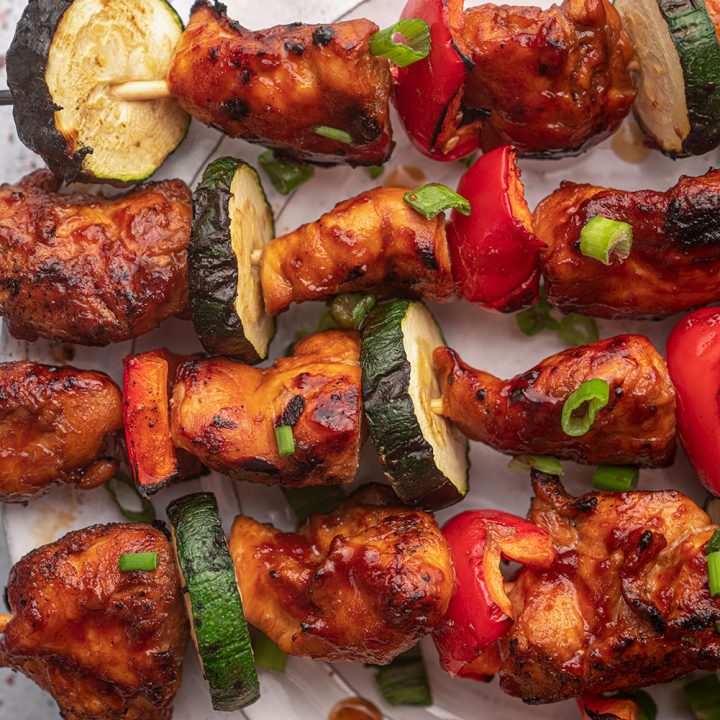 Sticky Chicken BBQ Skewers Recipe (dairy-free)-image