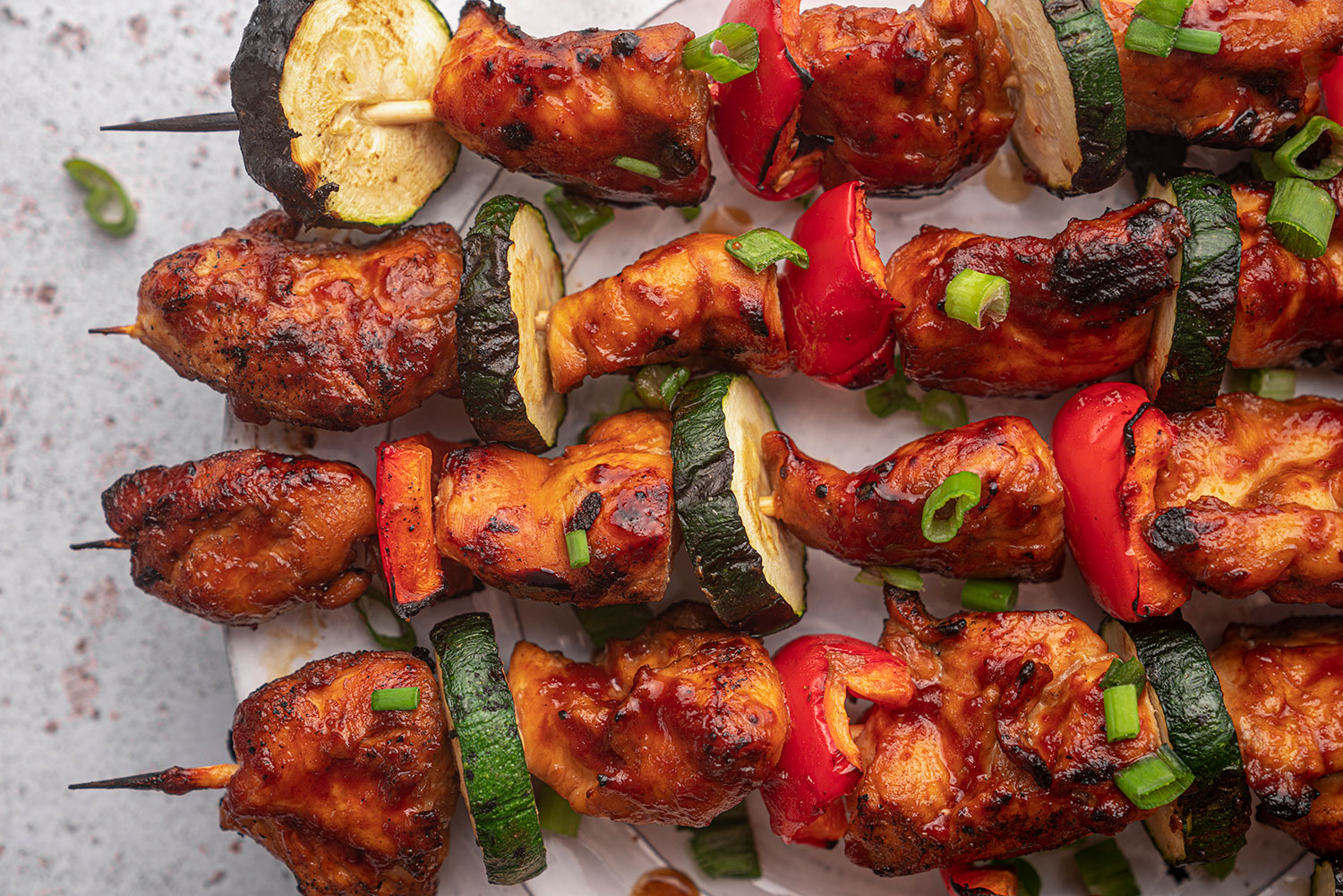 Sticky Chicken BBQ Skewers Recipe dairy free