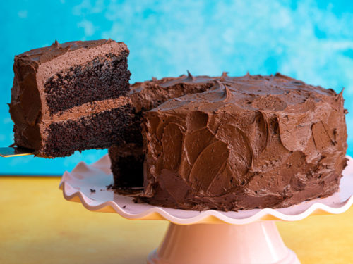1886 Chocolate Buttermilk Cake - My Texas Kitchen