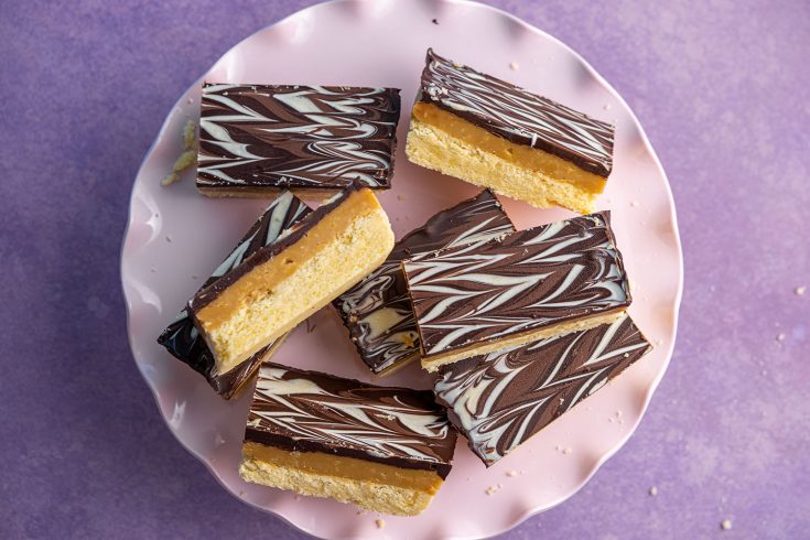 Dairy-free Millionaire's Shortbread Recipe (vegan + gluten-free)