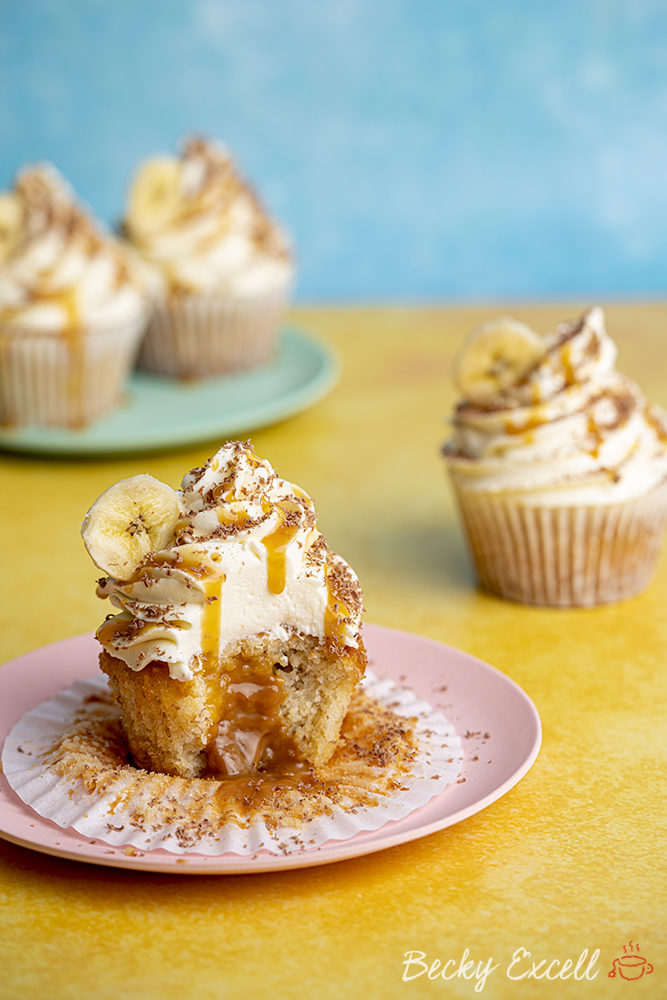 Gluten-free Banoffee Cupcakes Recipe (dairy-free option)