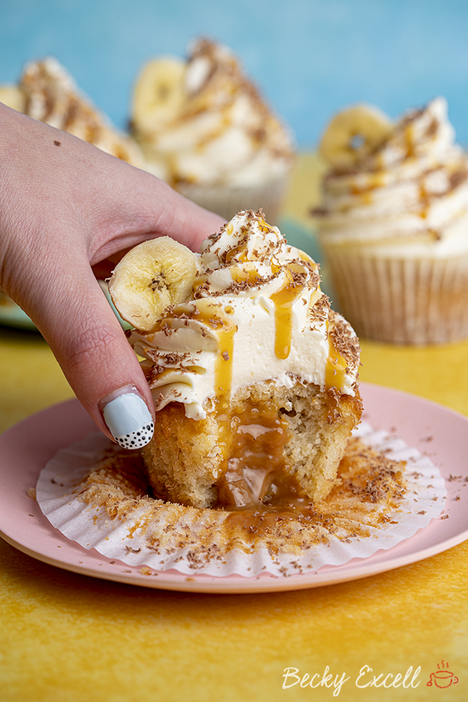 Gluten-free Banoffee Cupcakes Recipe (dairy-free option)