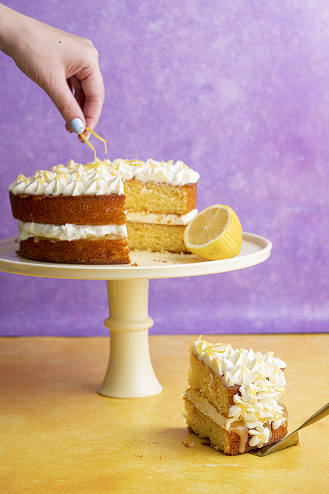 Gluten-free Lemon and Elderflower Cake Recipe (low FODMAP. dairy-free option)