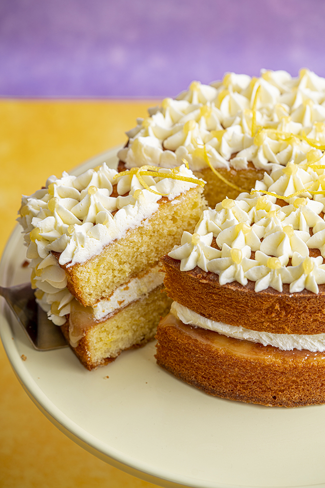 Gluten-free Lemon and Elderflower Cake Recipe (low FODMAP. dairy-free option)