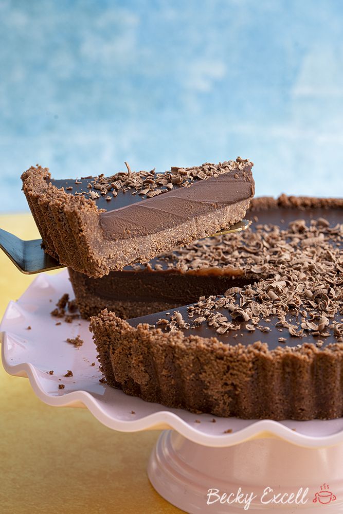 Gluten-free No-bake Chocolate Tart Recipe