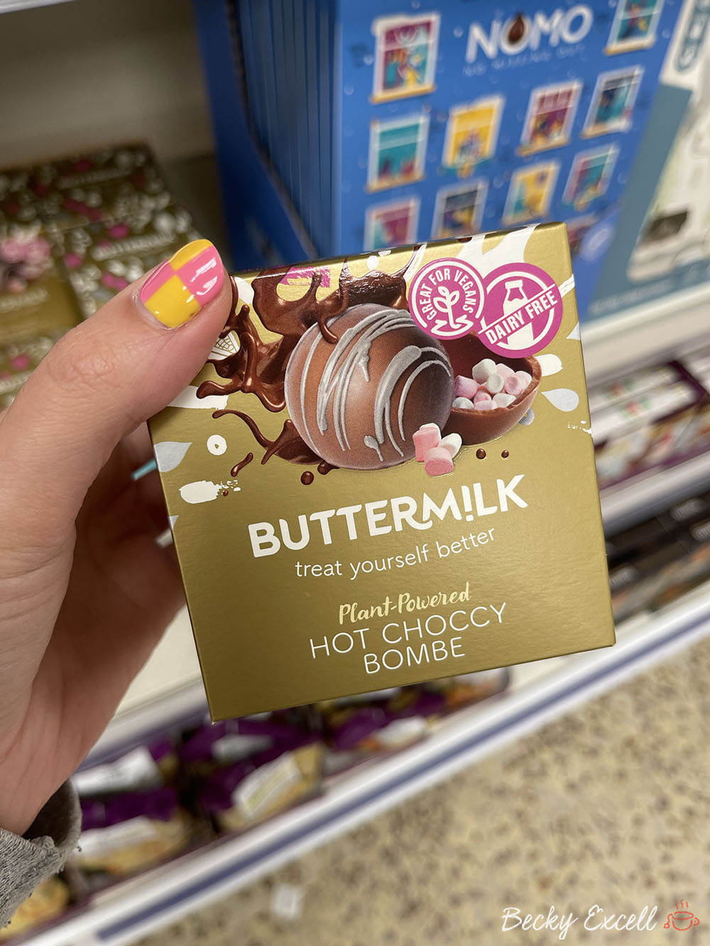 Tescos gluten-free Christmas products 2021: Buttermilk Hot Chocolate Bombe