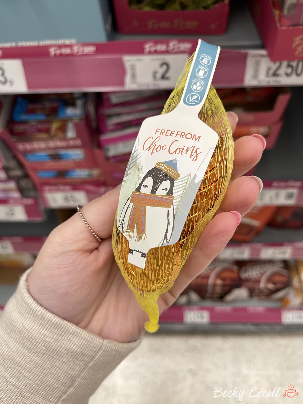 Asda's gluten-free Christmas products 2021: Free From Choc Coins
