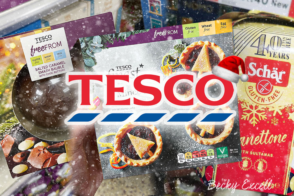 Tescos gluten-free Christmas products 2021