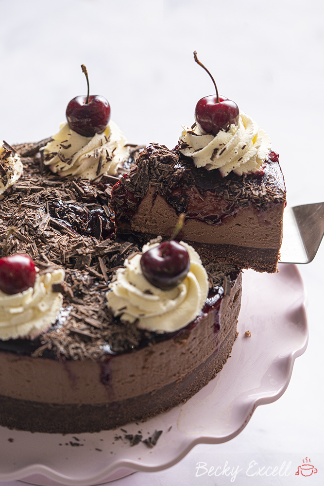 black forest cheesecake recipe without sour cream