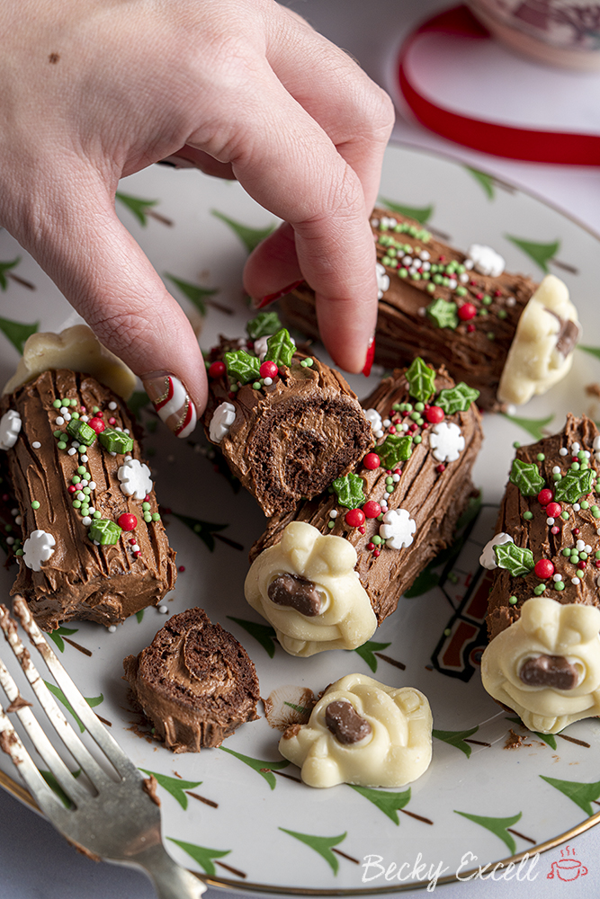 Mini Christmas Colin The Caterpillar Yule Logs Recipe