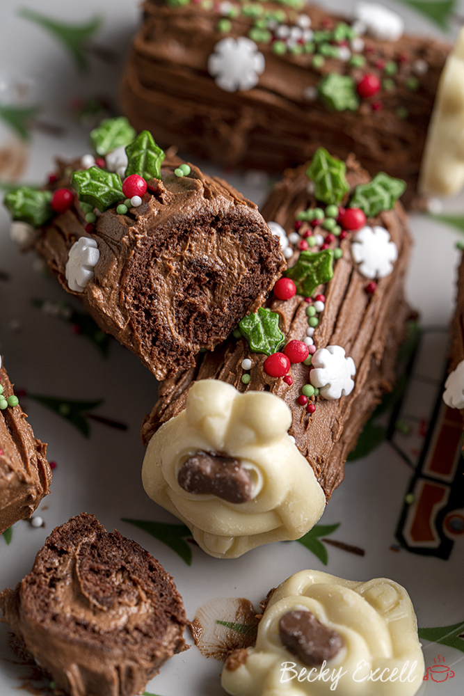 Mini Christmas Colin The Caterpillar Yule Logs Recipe