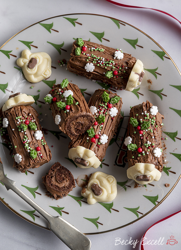 Mini Christmas Colin The Caterpillar Yule Logs Recipe