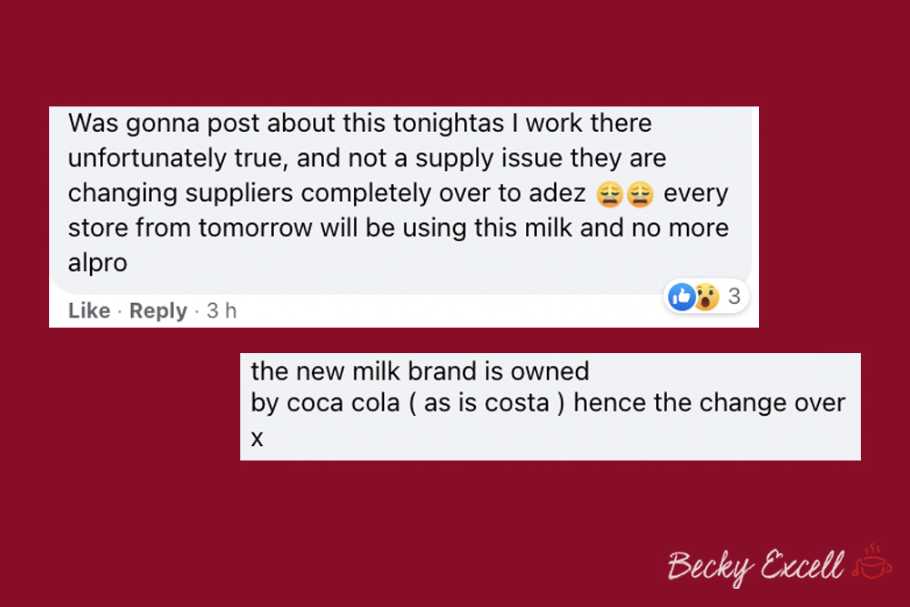 Is Costa's Oat Milk Gluten-free?