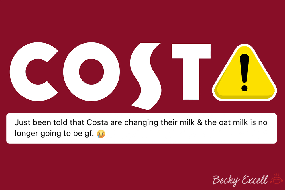 Is Costa's Oat Milk Gluten-free?