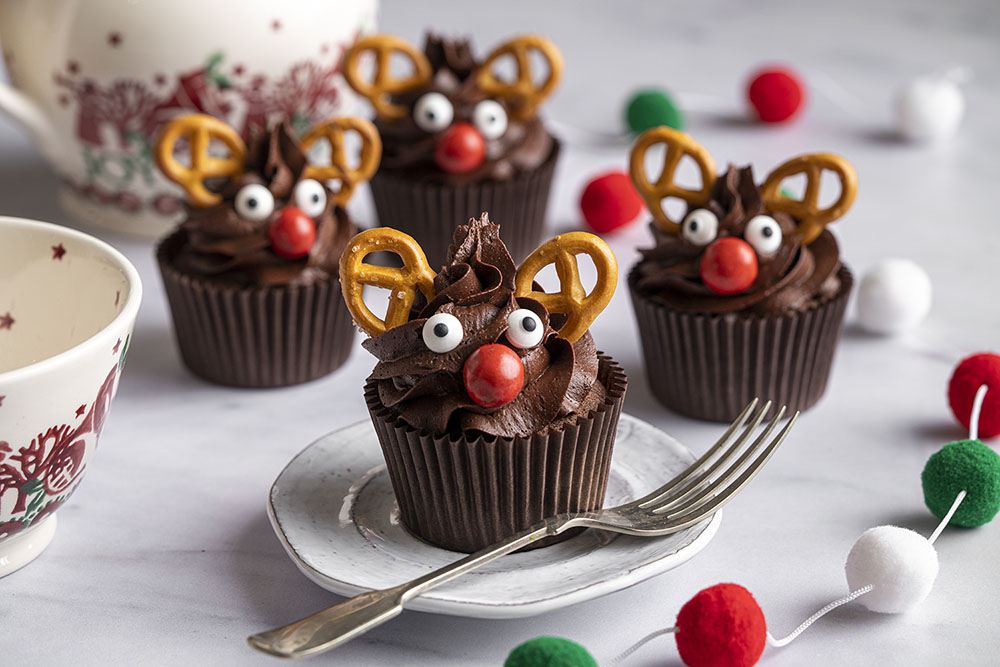 Gluten-free Reindeer Cupcakes Recipe