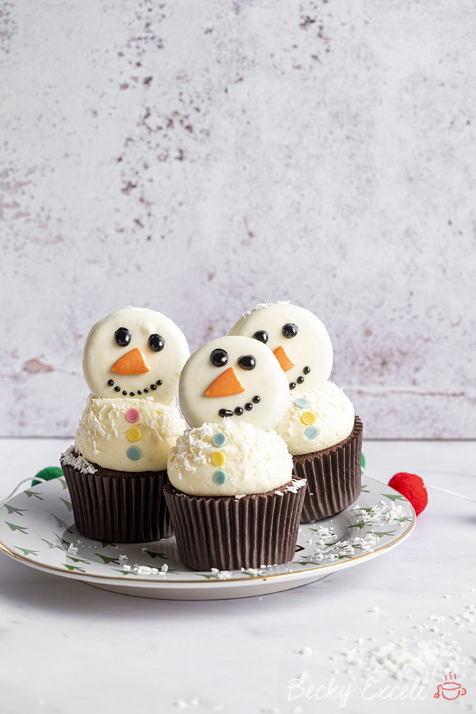 Gluten-free Snowman Cupcakes Recipe