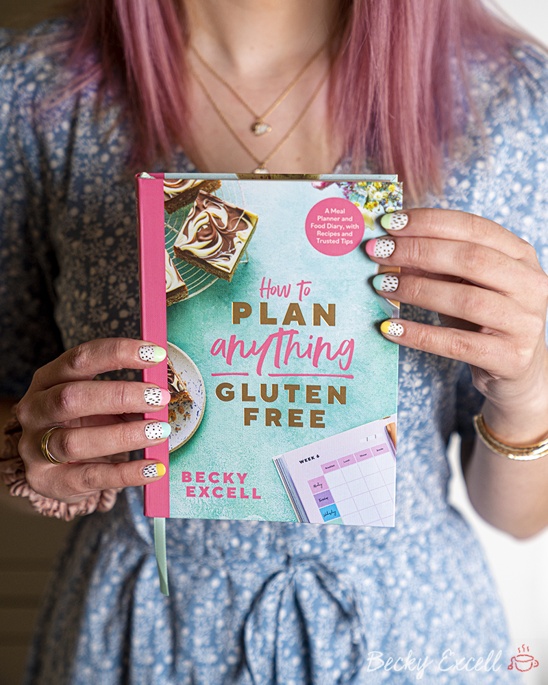 'How To PLAN Anything Gluten-free', A Meal Planner & Food Diary by Becky Excell