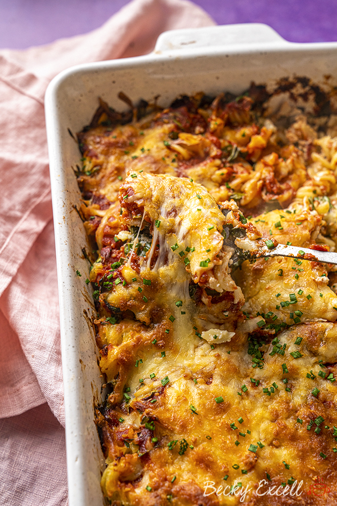 Spinach and Ricotta Pasta Bake Recipe