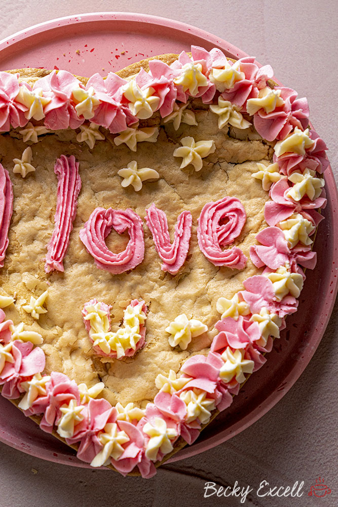 Gluten-free Giant Valentine's Cookie Recipe