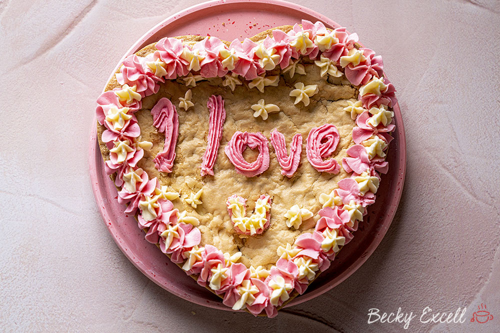 Gluten-free Giant Valentine's Cookie Recipe