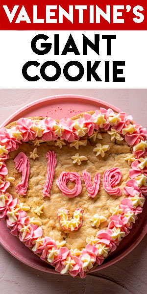 Gluten-free Giant Valentine's Cookie Recipe