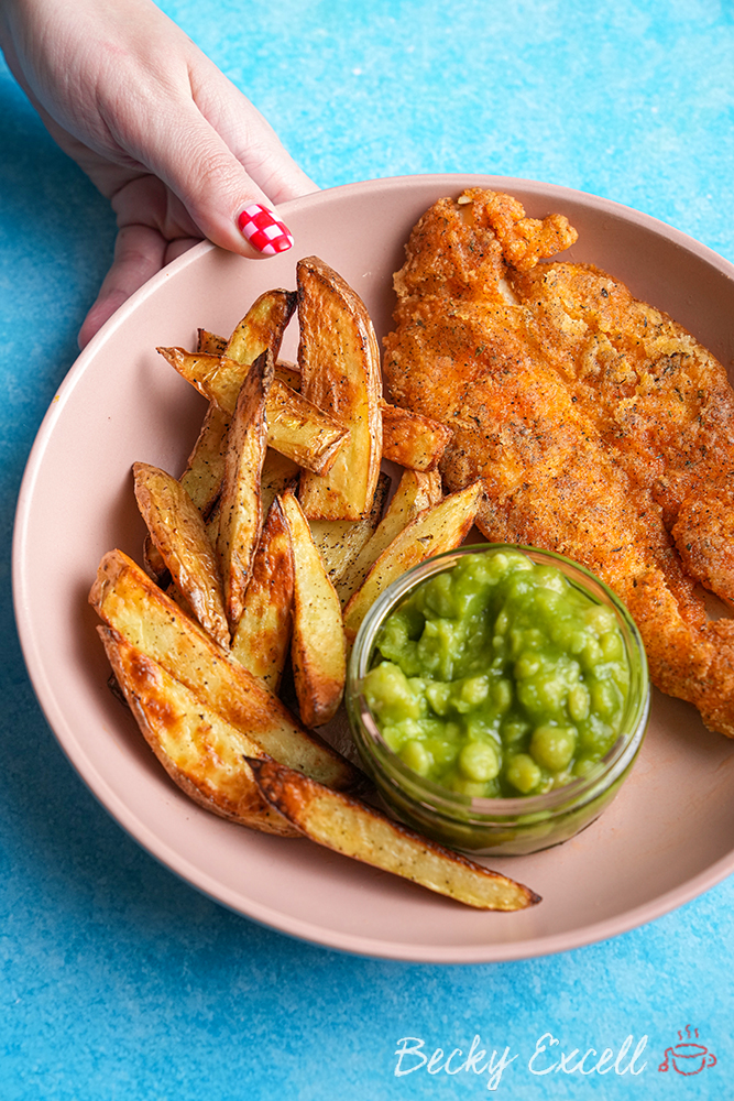 Gluten-free Lightly Dusted Fish and Chips Recipe