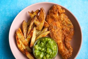 Gluten-free Lightly Dusted Fish and Chips Recipe