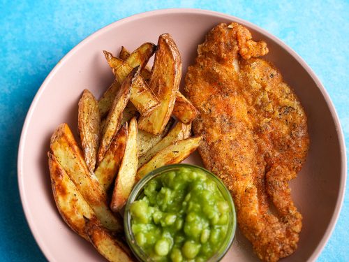 Gluten-free Lightly Dusted Fish and Chips Recipe