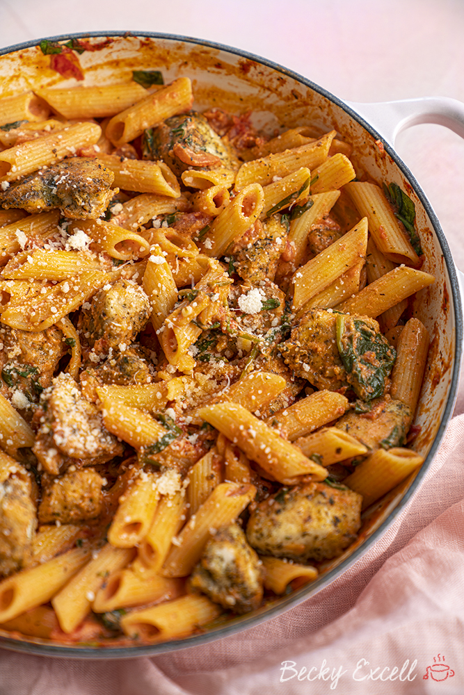 Creamy Tomato Chicken Pasta Recipe