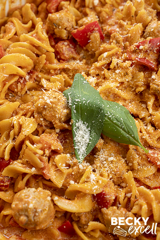 One-pot Sausage Tomato Pasta Recipe