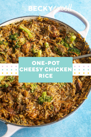 One-pot Cheesy Chicken Rice Recipe