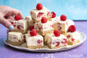 White Chocolate and Raspberry Cheesecake Bites Recipe