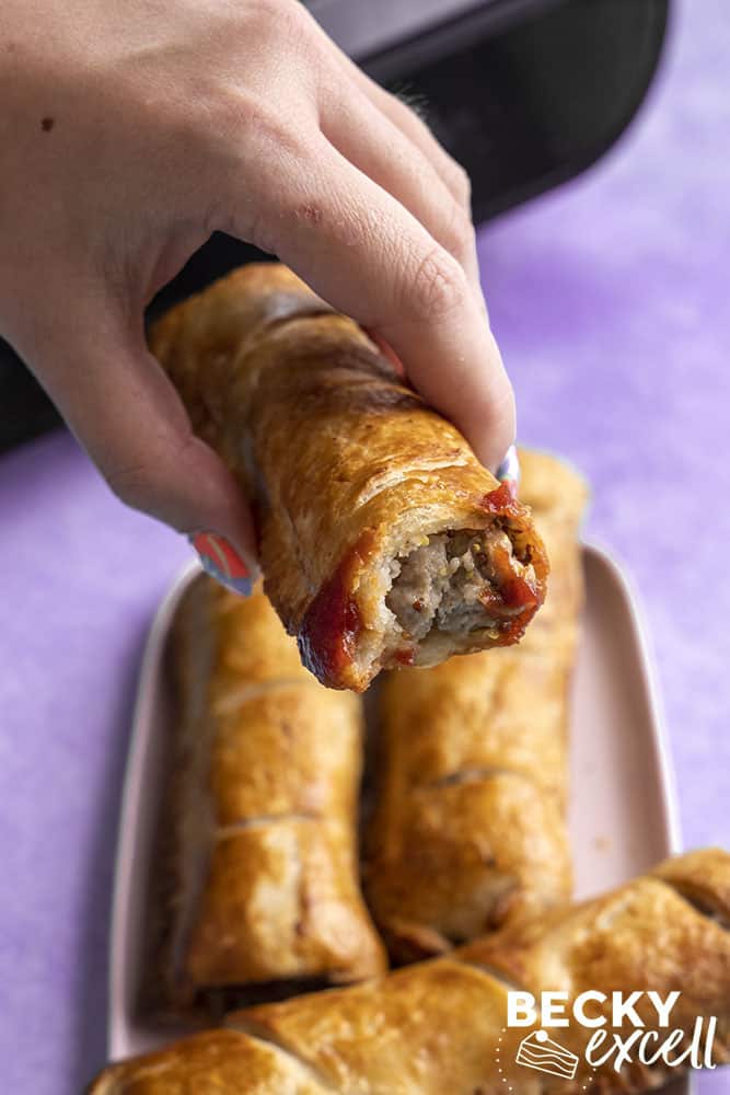 Recipe This  Greggs Vegan Sausage Rolls In Air Fryer