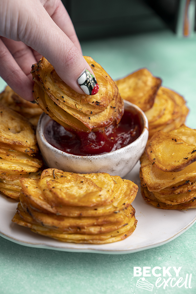 Air Fryer Potato Stacks Recipe