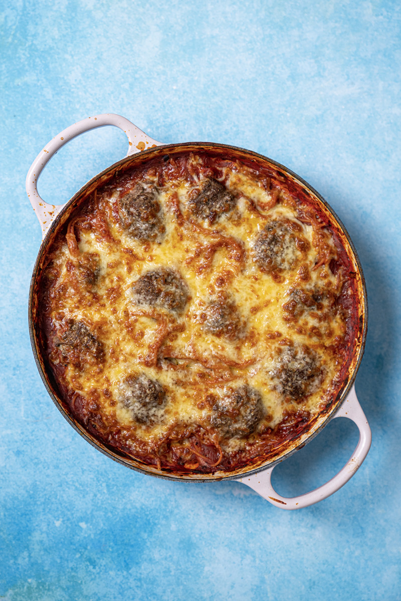 One-pan Spaghetti and Meatballs Recipe