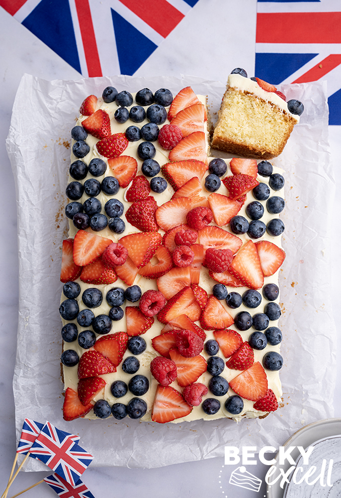 Gluten-free Coronation Traybake Cake Recipe