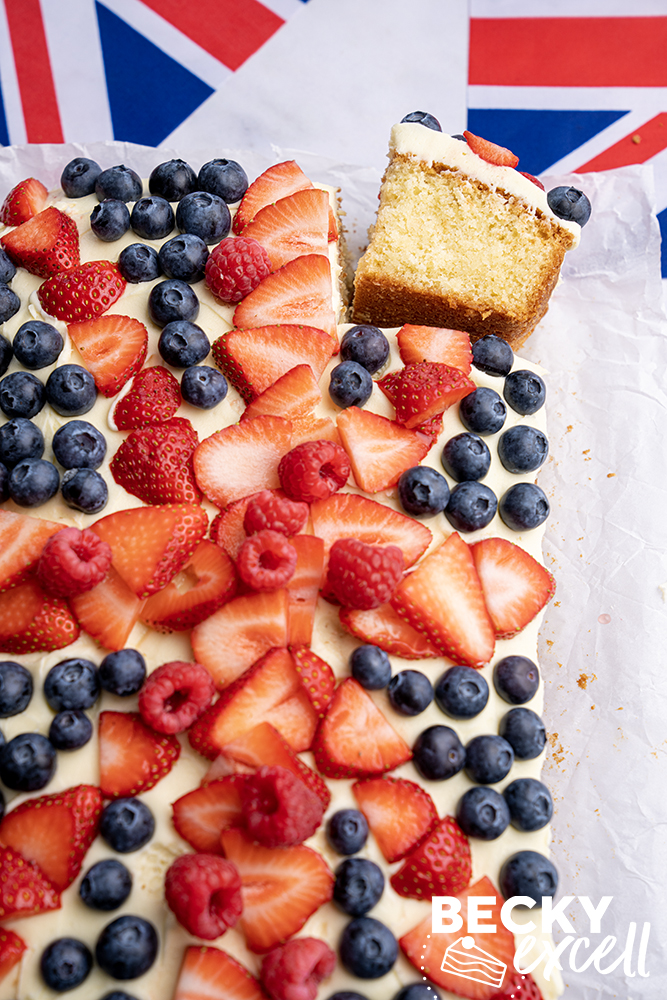 Gluten-free Coronation Traybake Cake Recipe