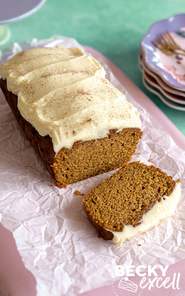 Gluten-free pumpkin spice loaf cake recipe