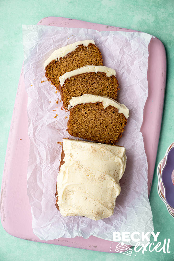 Gluten-free pumpkin spice loaf cake recipe