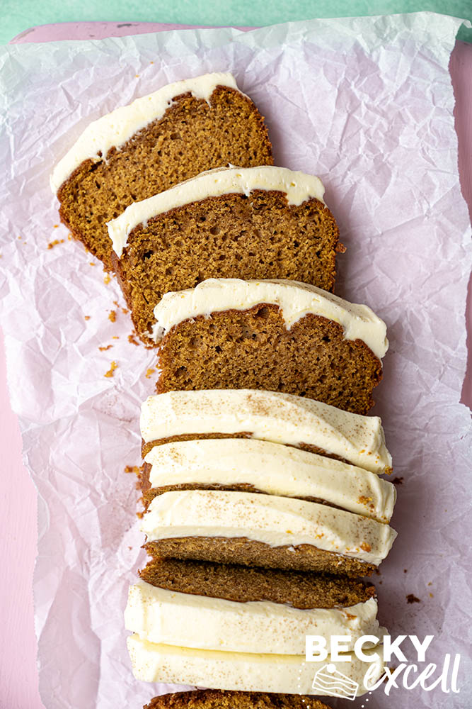 Gluten-free pumpkin spice loaf cake recipe