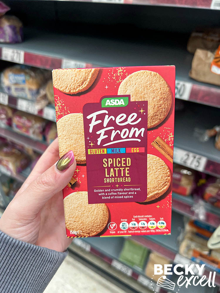 Asda's gluten-free Christmas products 2023: Spiced Latte Shortbread