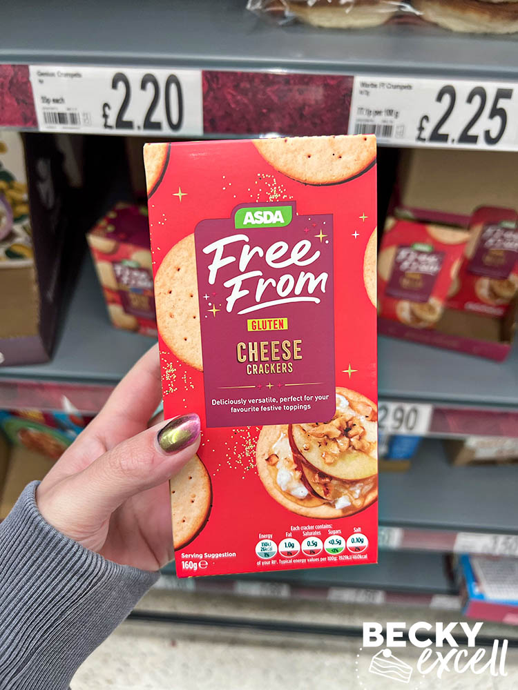 Asda's gluten-free Christmas products 2023: Cheese Crackers